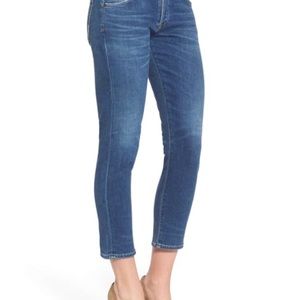Citizens of Humanity Elsa MidRise Slim Fit Crop